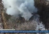 Кадры уничтожения позиций ВСУ в районе посёлка Спорное