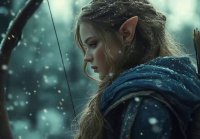 Elf-archer-fantasy-4k 908@5@m
