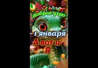 Доброе утро, 1 января (год змеи)
