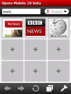 Opera Mobile 10.00