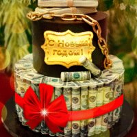 Анимированная открытка с новым годом
