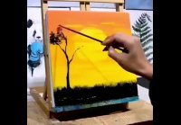 рисуем картину быстро и просто( вариант)