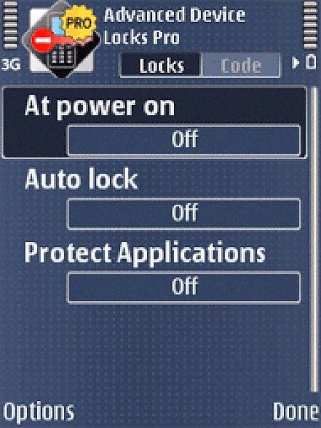 Advanced device locks pro symbian 9
