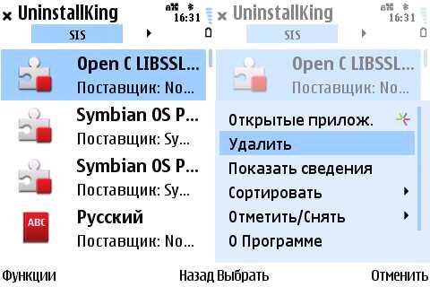 Uninstall King v1.20 Symbian 9.(1-3) RUS