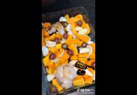 Тыква с курицей в сливочном соусе
