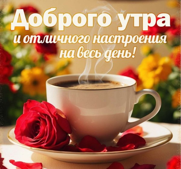 Доброго утра и отличного настроения на весь день!
