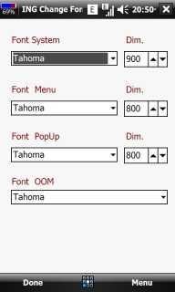 INGChangeFont