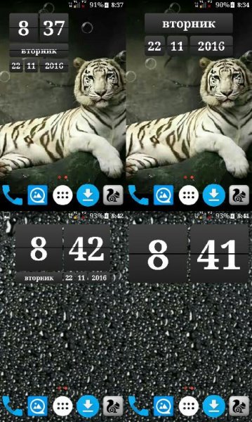 Retro-Clock-Widget