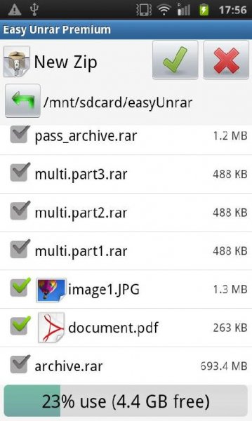 Easy Unrar Unzip &amp;amp; Zip [Premium] v3.1