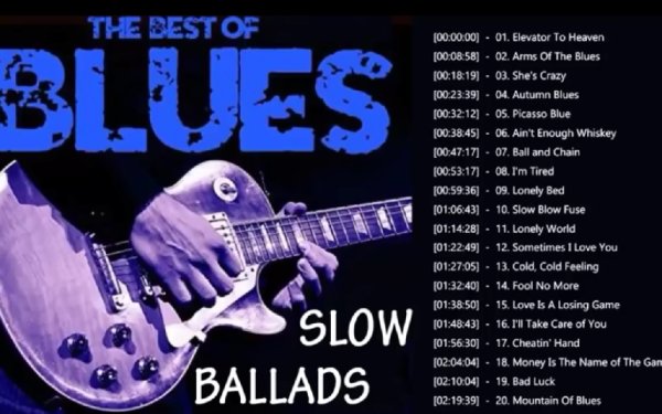 VA - Slow Blues &amp;amp; Blues Rock Ballads Playlist
