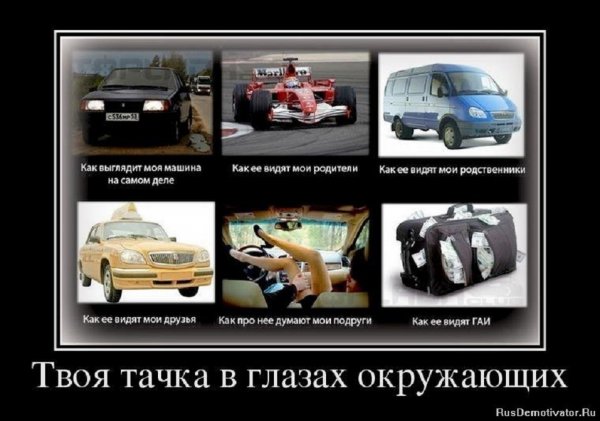 Твоя тачка в глазах окружающих