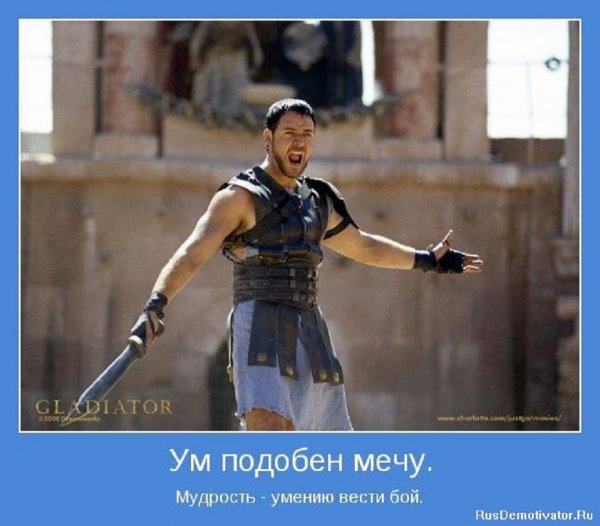 Ум подобен мечу...