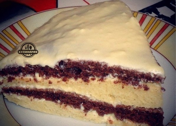 Легкий и вкусный тортик на кефире
