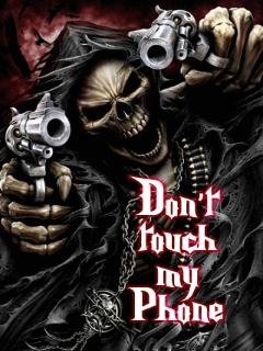 Skull не трогать телефон