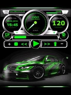 Bmw car player neon спидометр
