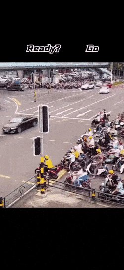 Когда ПДД учить не нужно )))