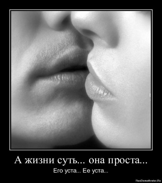 А жизни суть она проста...