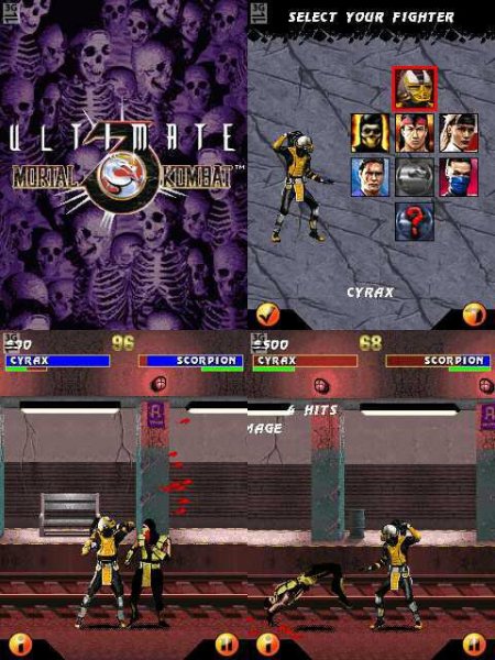 Ultimate Mortal Kombat 3 320x240 E71