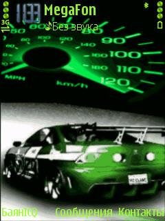 Turbo car спидометр анимация