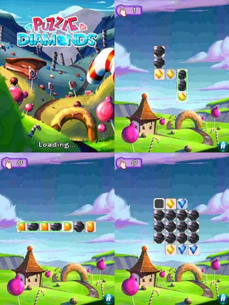 PuzzleDiamonds 128x160