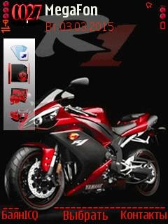 Animated yamaha r1 bike