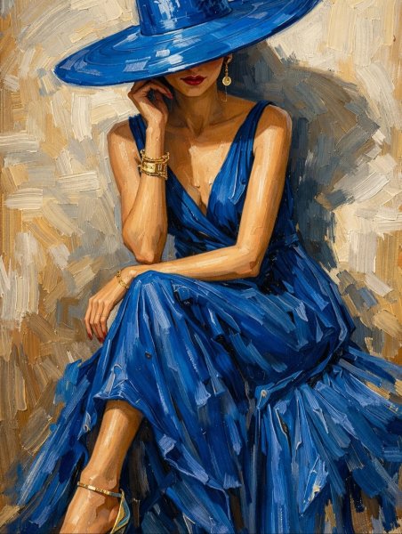 Женщина в шляпе