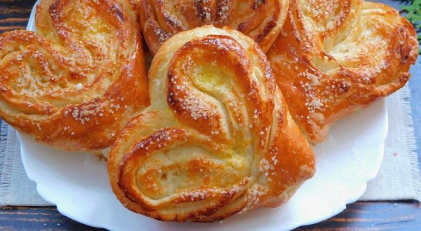 Плюшки с сахаром