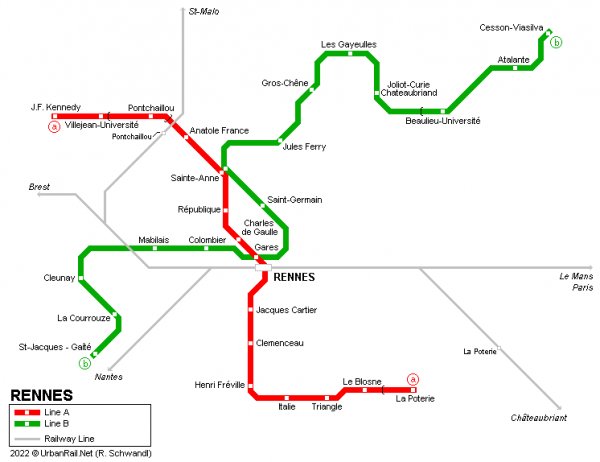Rennes-metro-map