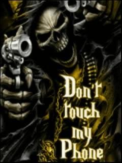 Skull не трогать телефон