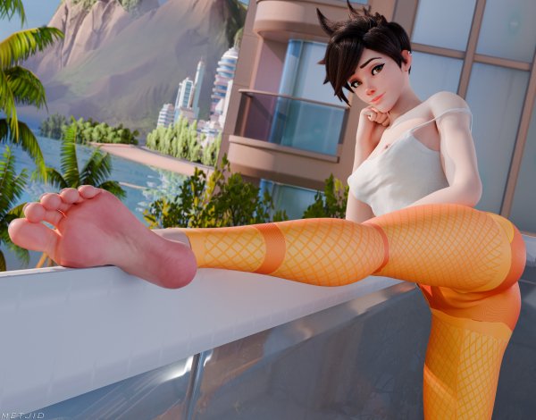 Tracer on da beach