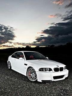 Bmw white car