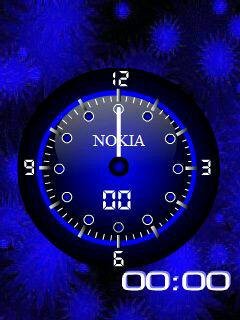 Blue clock анимация