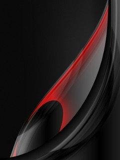 abstract red black