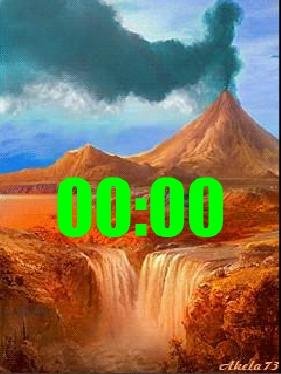 Вулкан цифр часы ани