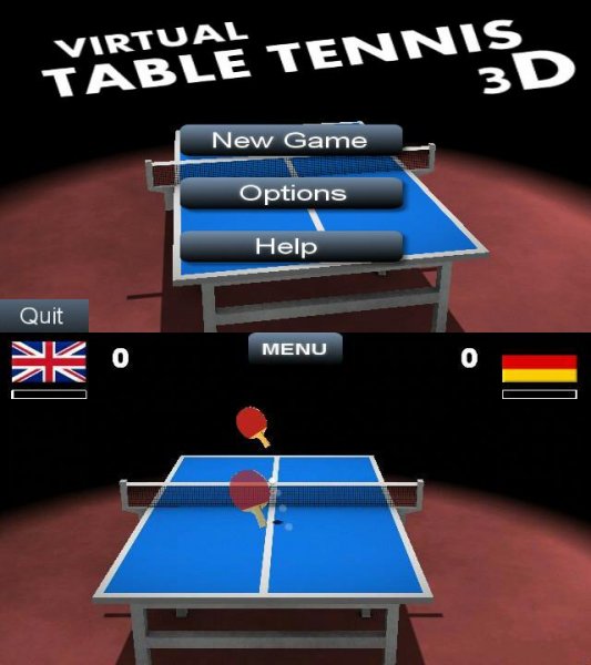 Virtual Table Tennis 3D