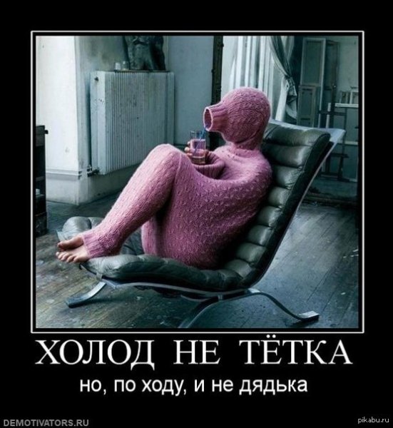 Холод не тётка...