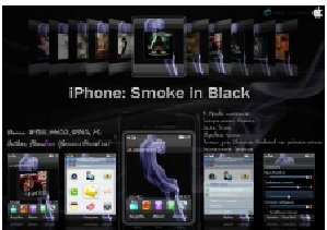 iphone smoke in black