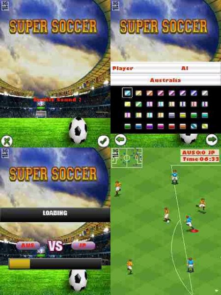 Super Soccer 320х240 E72