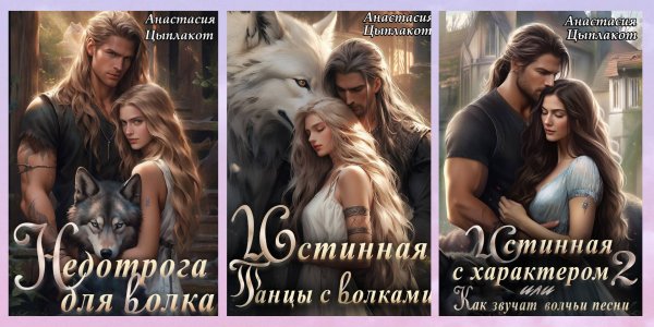 Цыплакот Анастасия. Волчьи сны (3 книги)