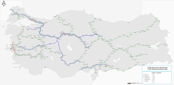 TCDD Network Map 2023.svg