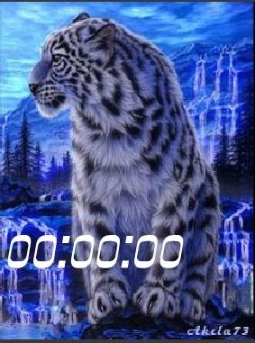 9 В горах цифр часы ани