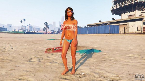 Девушки без купальников v1.1 для GTA 5