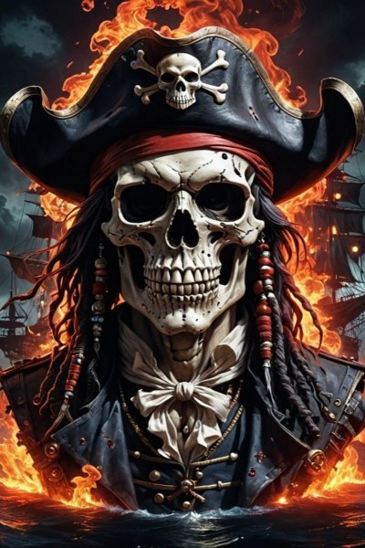 Череп пират 3