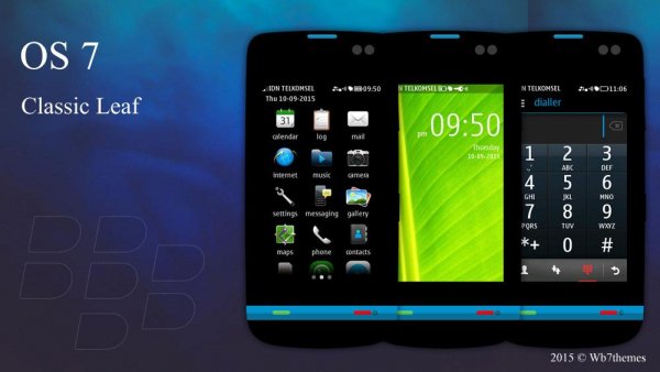 OS 7 Leaf 240x400 (c)Wb7themes