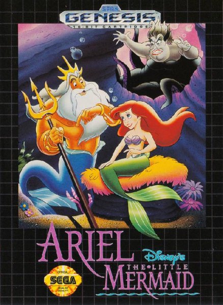 Ariel The Little Mermaid [Rus] Sega MD GEN 16bit