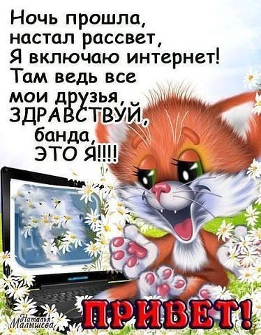 Открытка ночь прошла настал рассвет