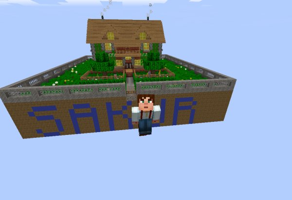 Minecraft Buildildings by sakur1996