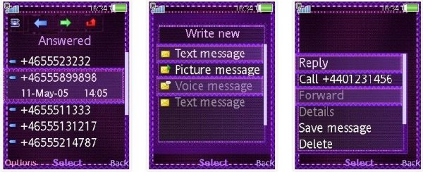 Темно-фиолетовая