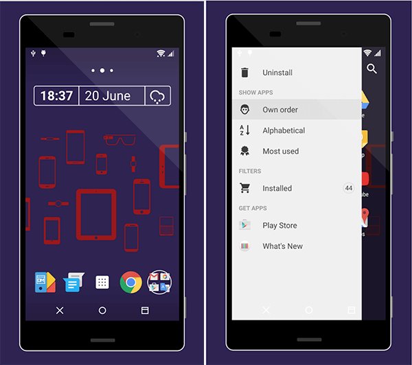 DesmoBox Xperia Theme v1.0