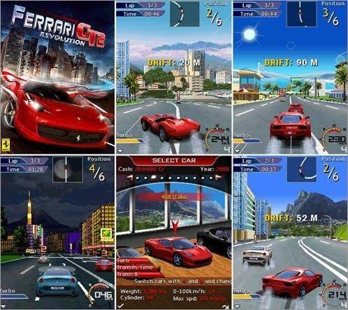 Ferrari GT 2-Revolution 240x320 s40v6 Сенсор